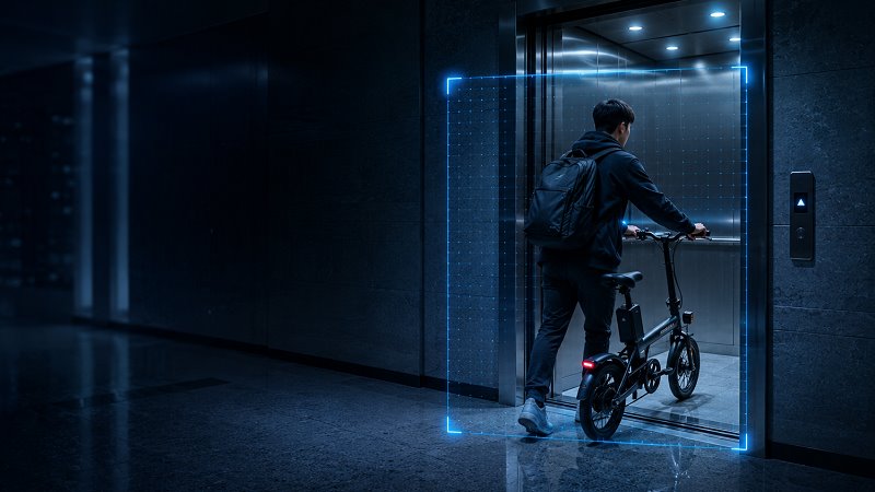 电动车进电梯检测